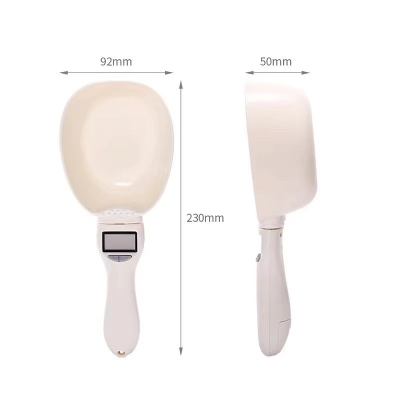 High Quality Bowl Led Display Food 800G 0.1G Pets Spoon Scale Digital Measuring Scoop Cup Food Digital Spoon Scale