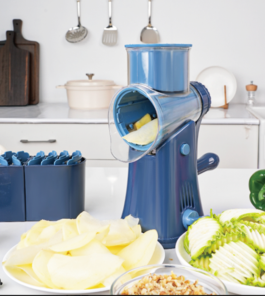 Manual Rotary Cheese Grater round Tumbling Box